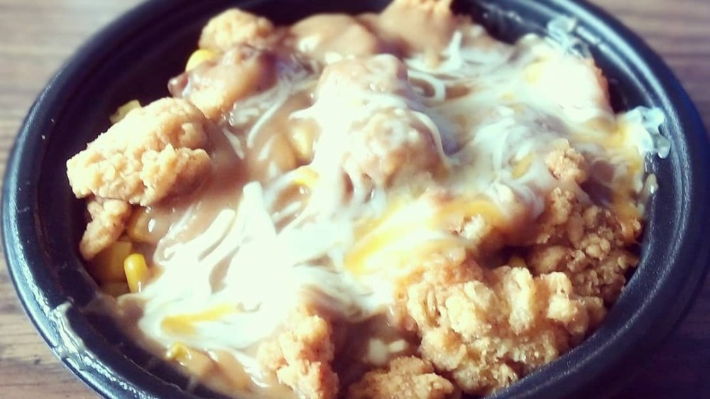 A shot of the famous bowl from KFC