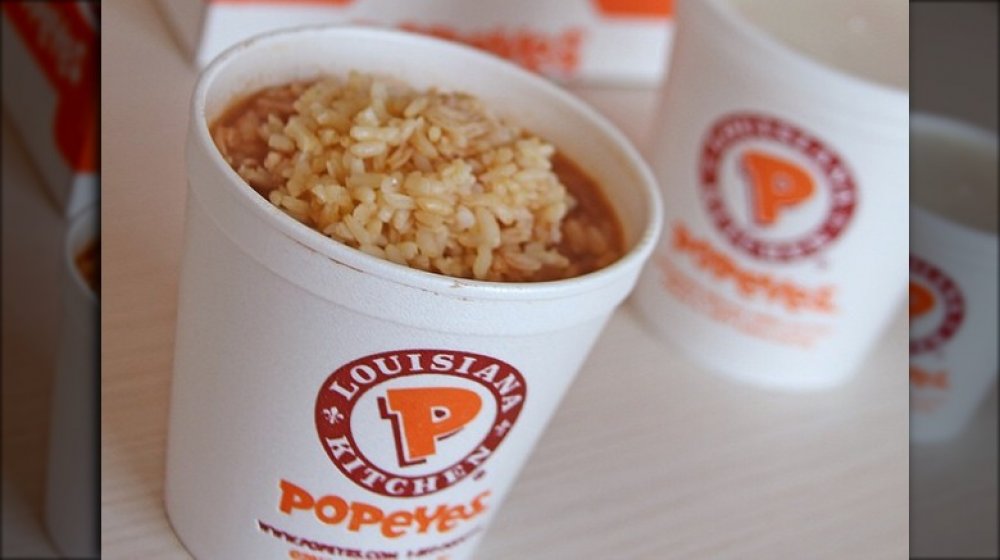 Popeyes red beans and rice