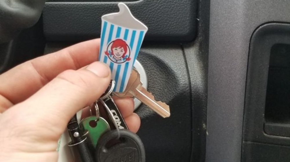 Wendy's Frosty key tag