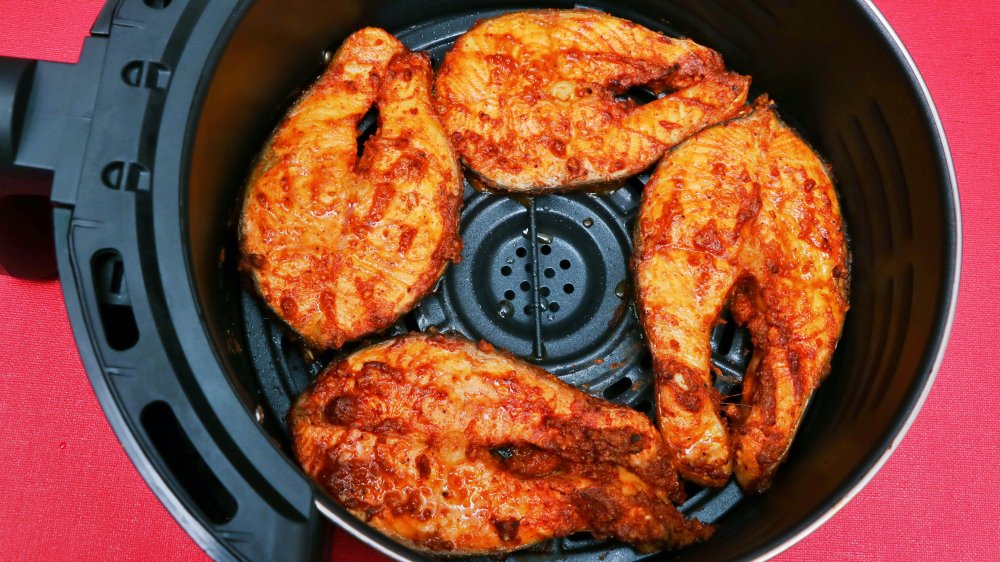 Fish in an air fryer