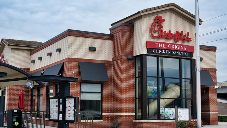 A Chick-fil-A restaurant