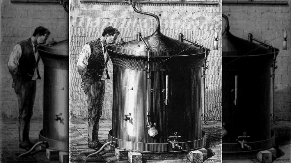 Louis Pasteur and his new invention