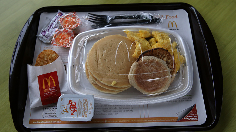 McDonald's Big Breakfast tray