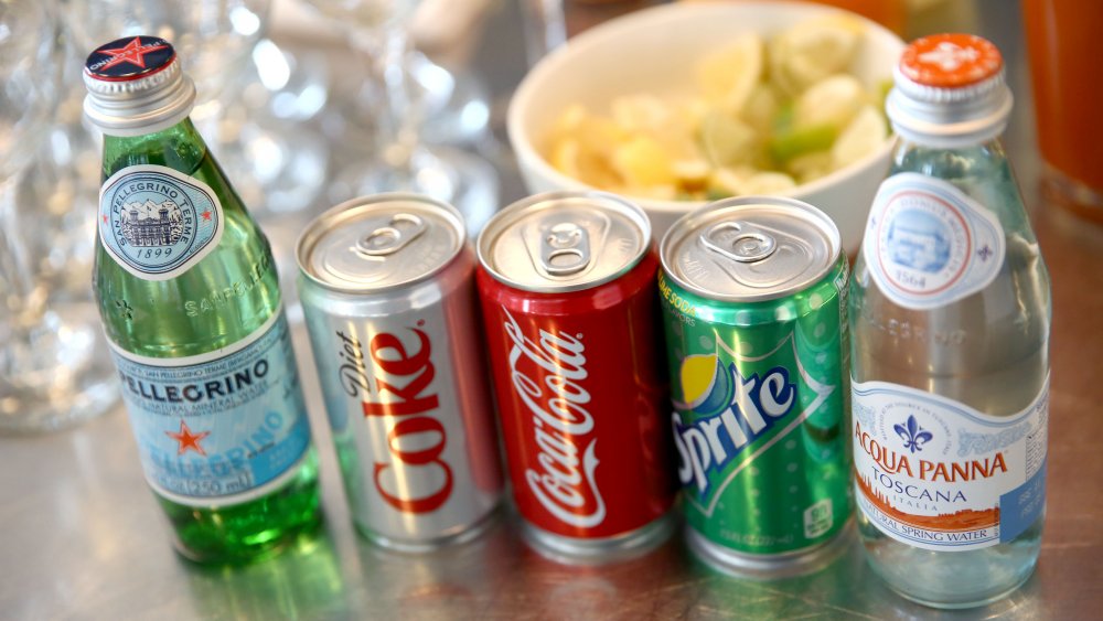 coke, sprite, soda, soft drinks, sparkling water