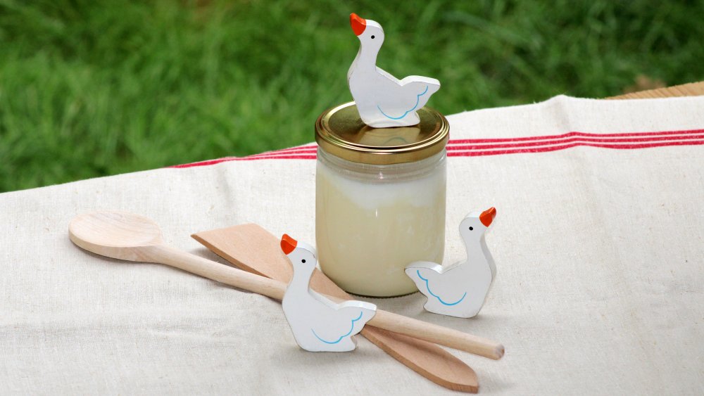 jar of duck fat