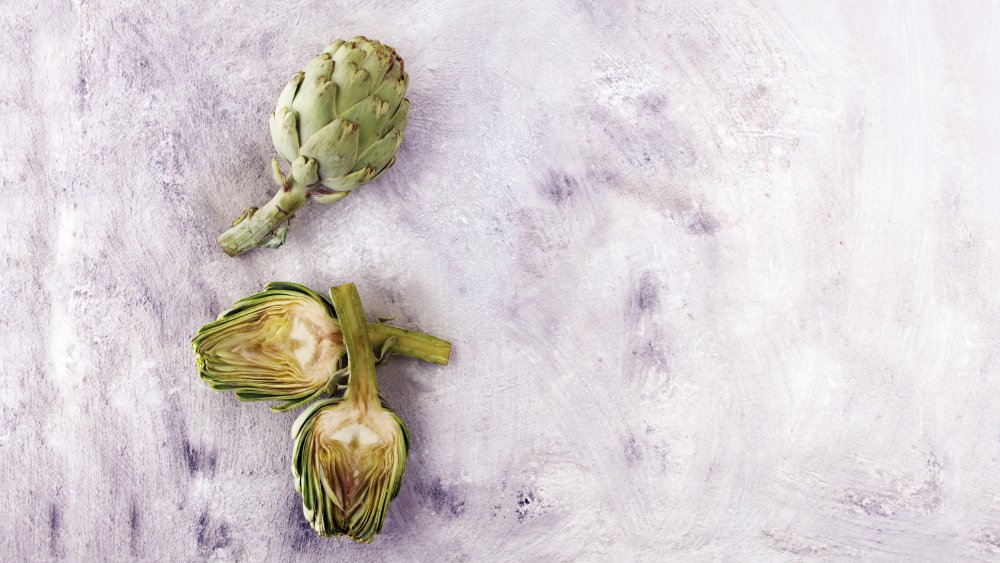 Three artichokes