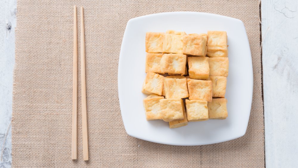 Fried tofu