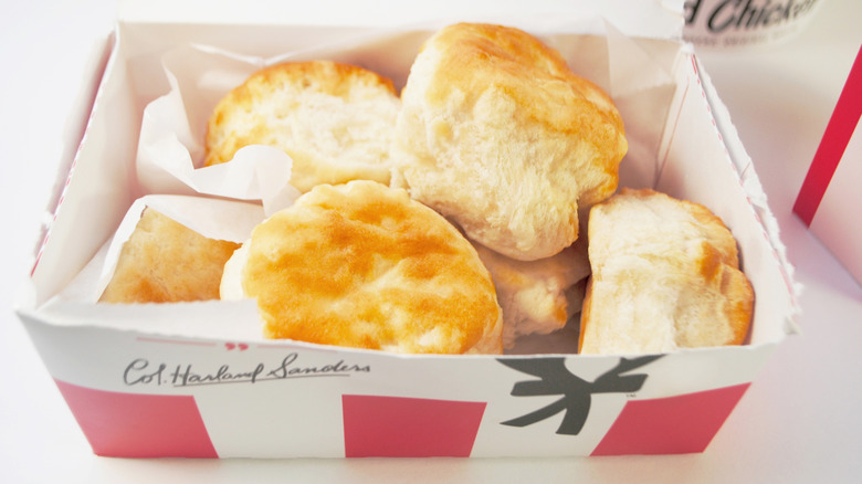 KFC biscuits in box