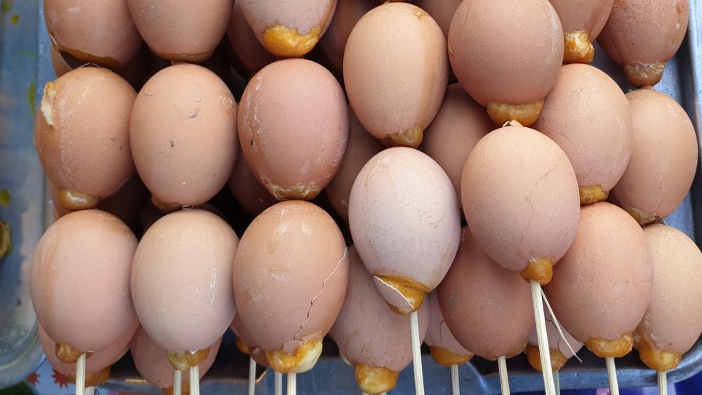 eggs on a stick