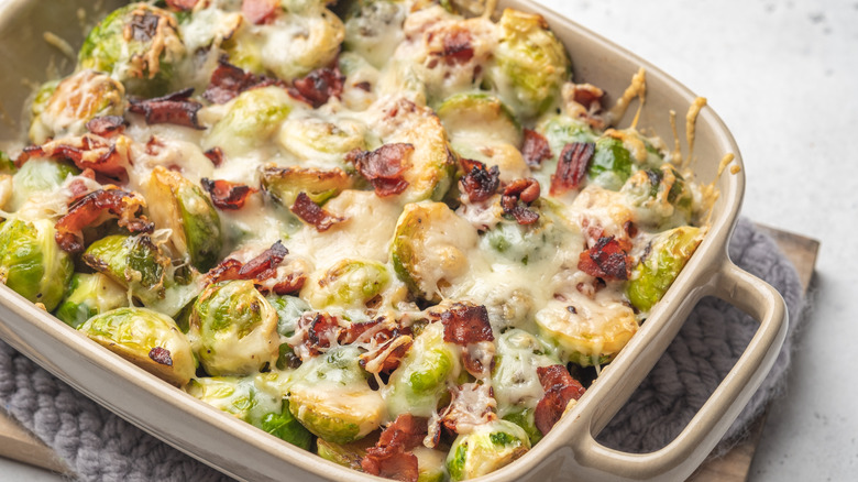 Brussels sprouts casserole