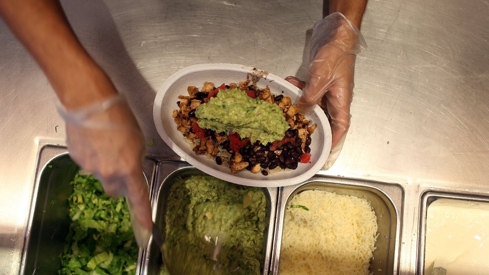 guacamole is extra at chipotle