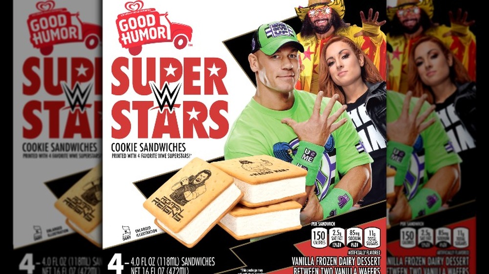 WWE ice cream sandwich box