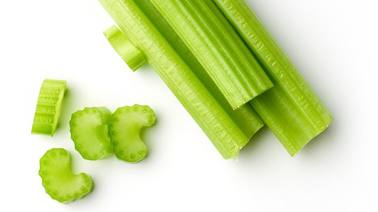 Sliced celery