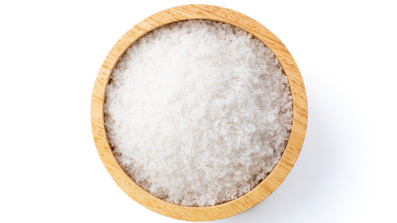 Salt in bowl