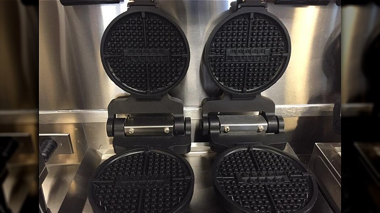 Clean waffle irons