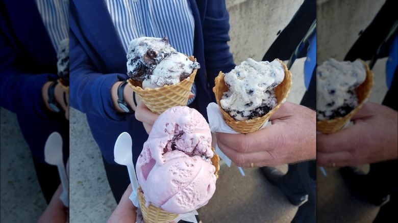 ice cream cones from Grandmas