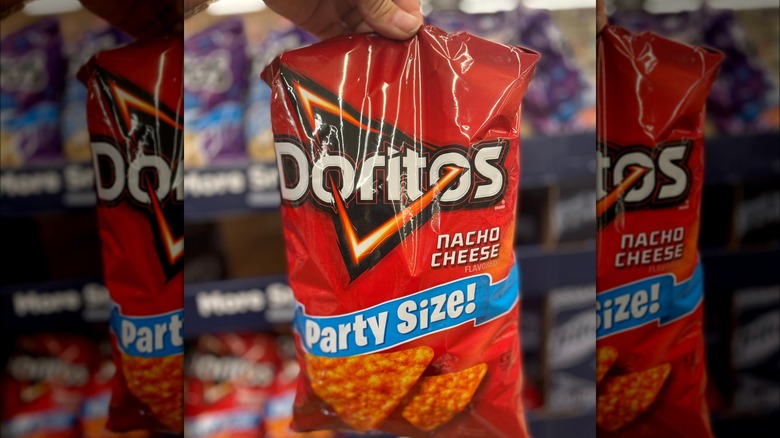 bag of Nacho Cheese Doritos