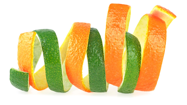 Orange and lime peel