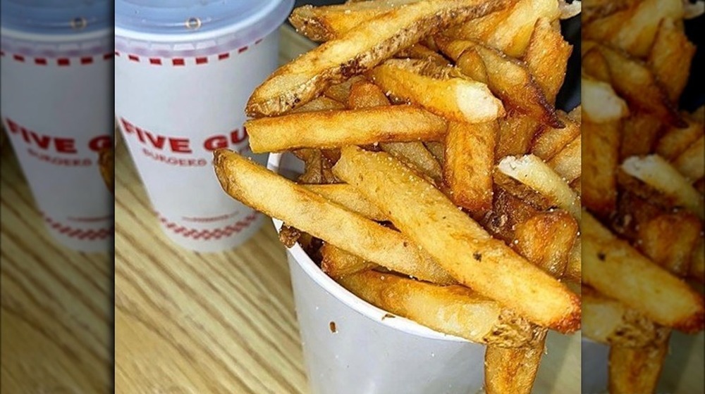 five guys hand cut french fries