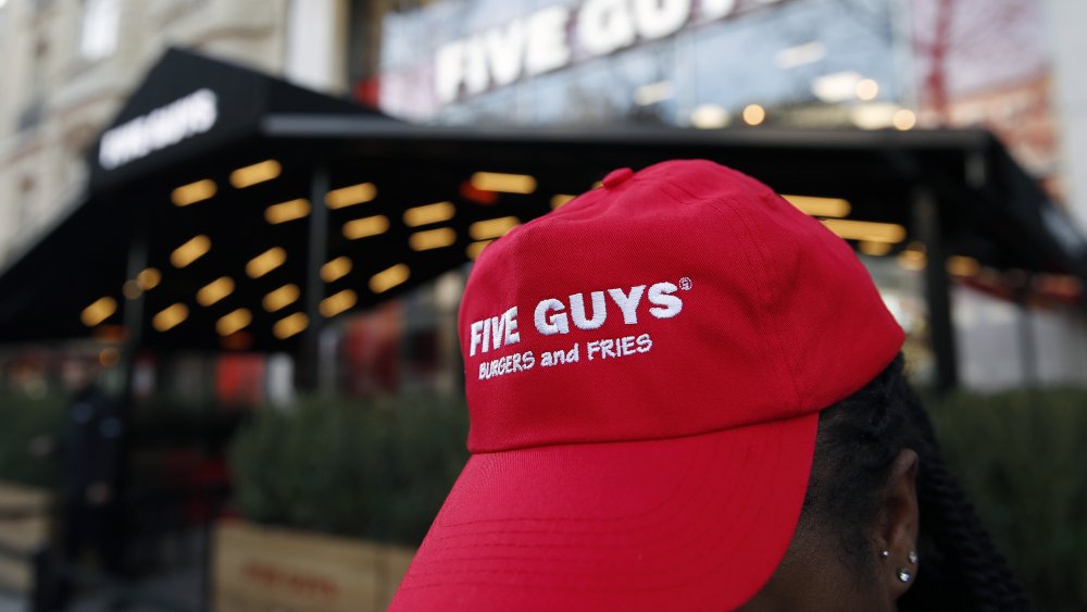 Five Guys employee hat