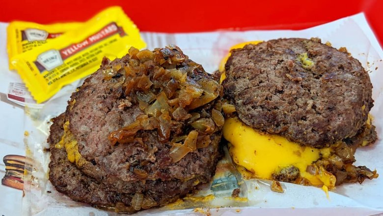 In-N-Out Burger beef patties