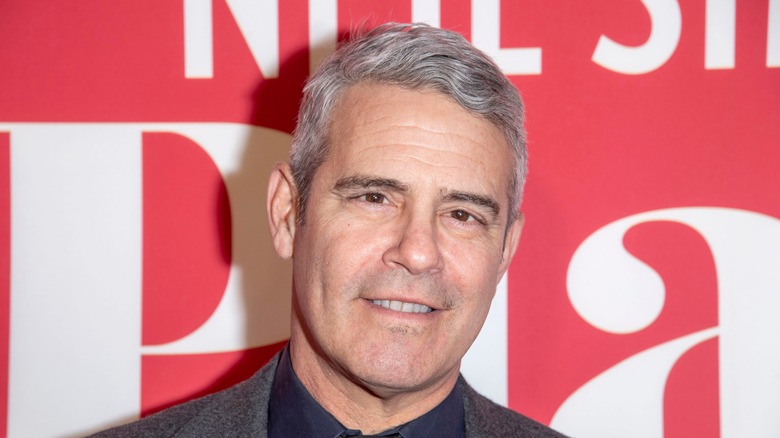 Andy Cohen poses for photographers