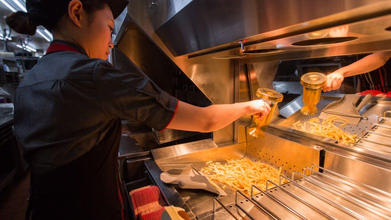 McDonald's fries getting salted