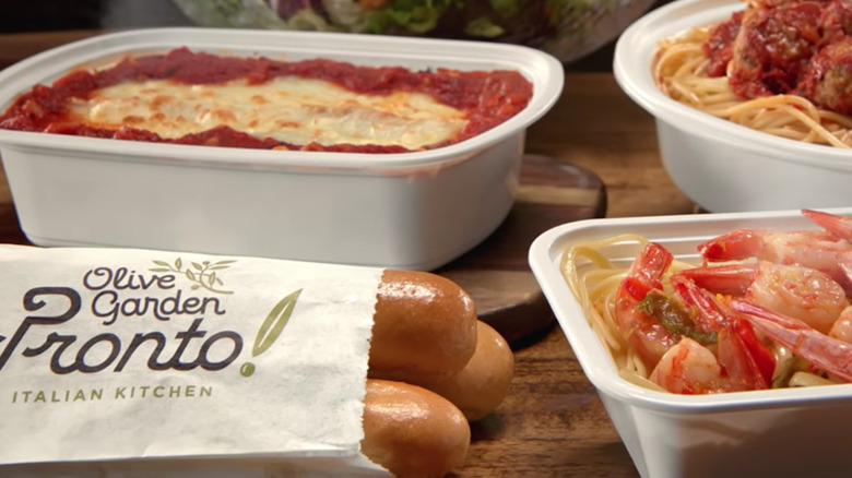 Olive Garden items to go