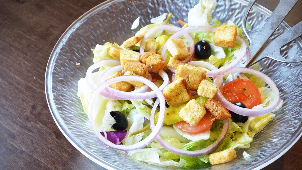 Fresh Olive Garden salad bowl