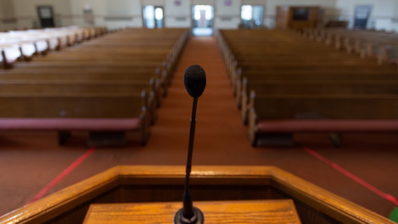 empty church