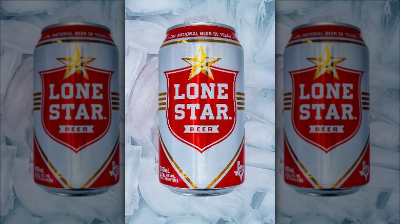 lone star can on ice