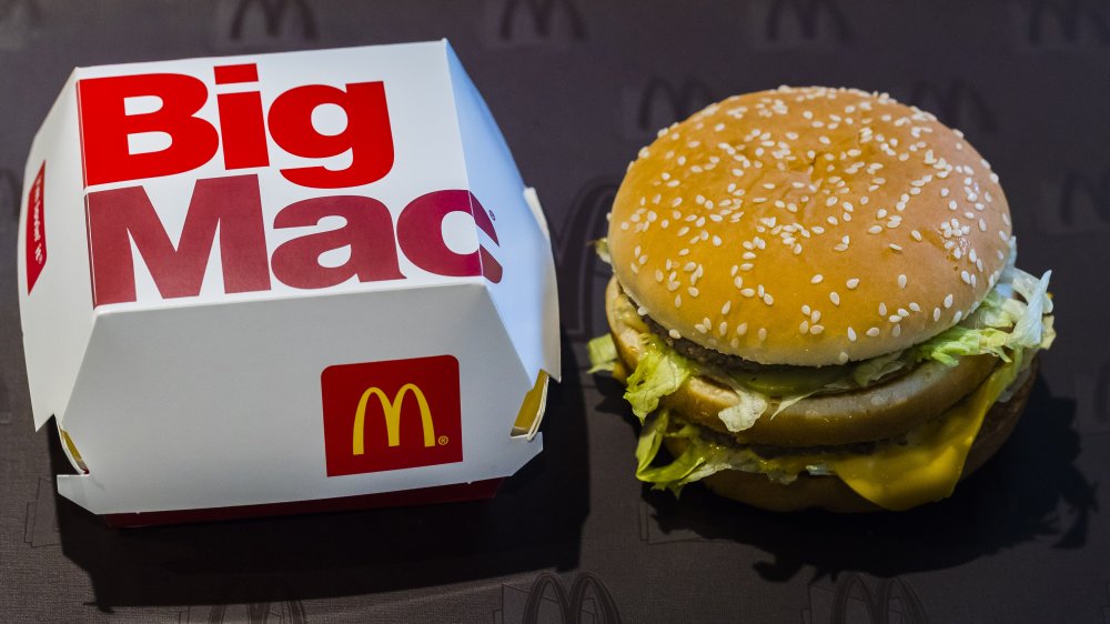 A generic shot of Big Mac from McDonald's