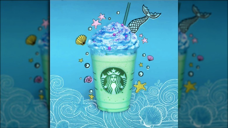 Starbucks' mermaid frappuccino