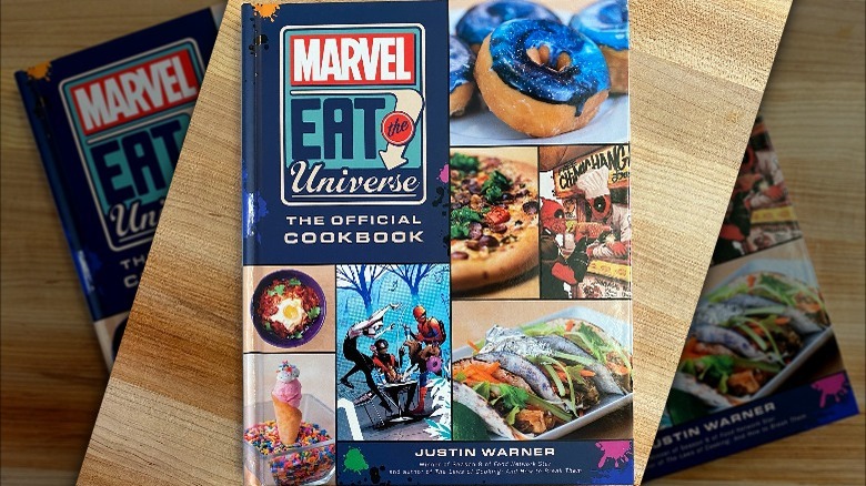 Marvel Eat the Universe hardcover recipe book