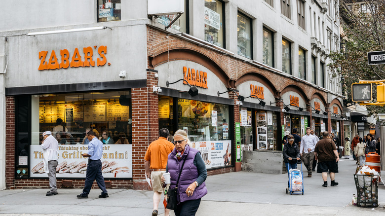 Zabar's storefront in Manhattan