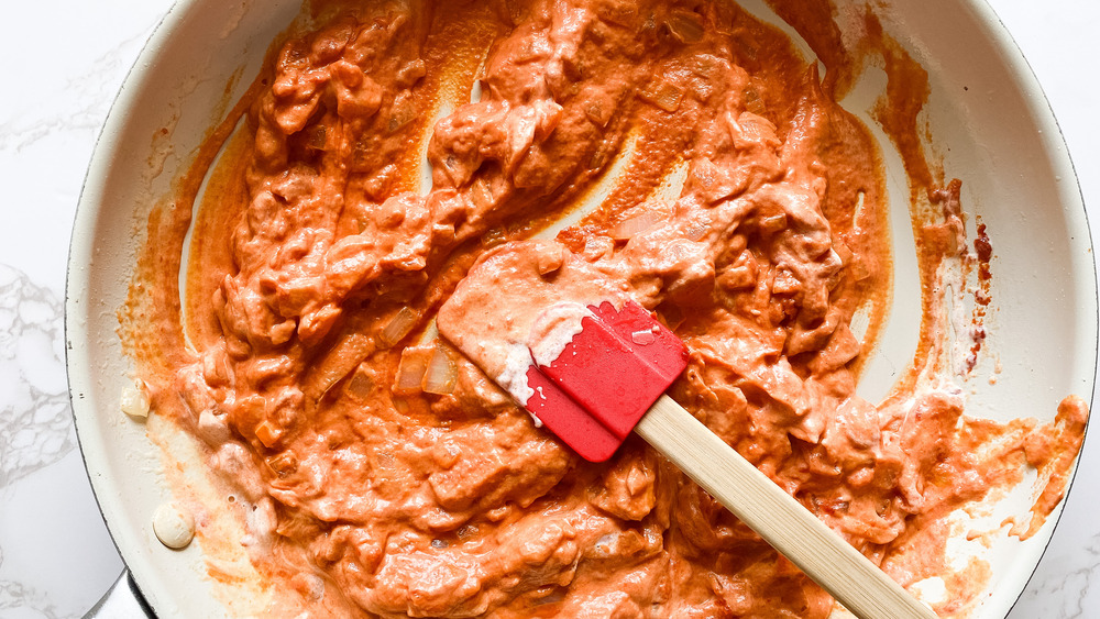 tomato paste and cream