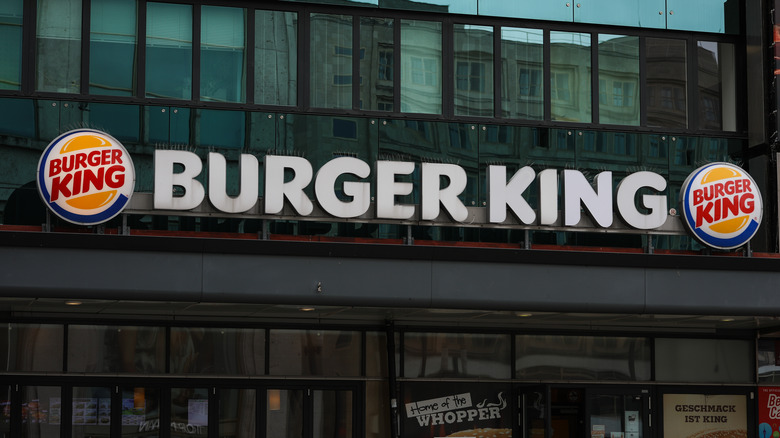 Outside of a Burger King