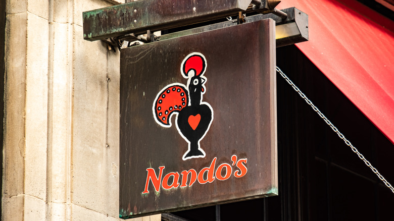 Nando's chicken sign