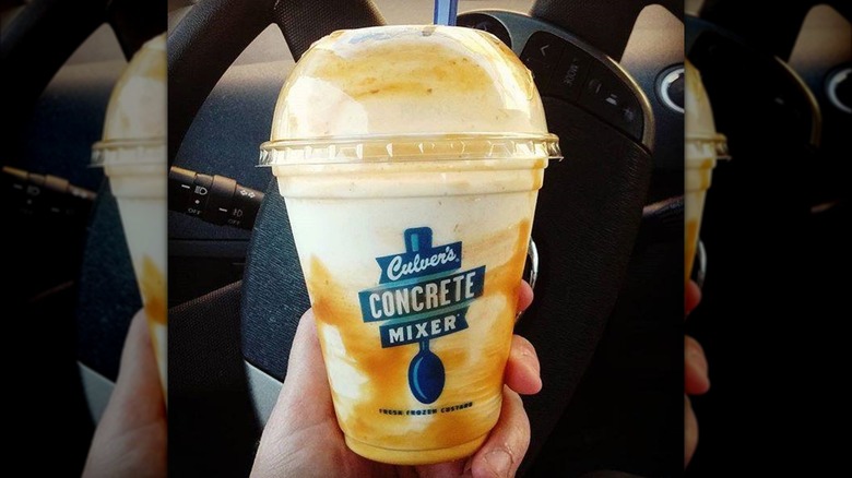 salted caramel pumpkin concrete mixer