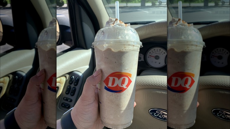 dq pumpkin cookie butter shake