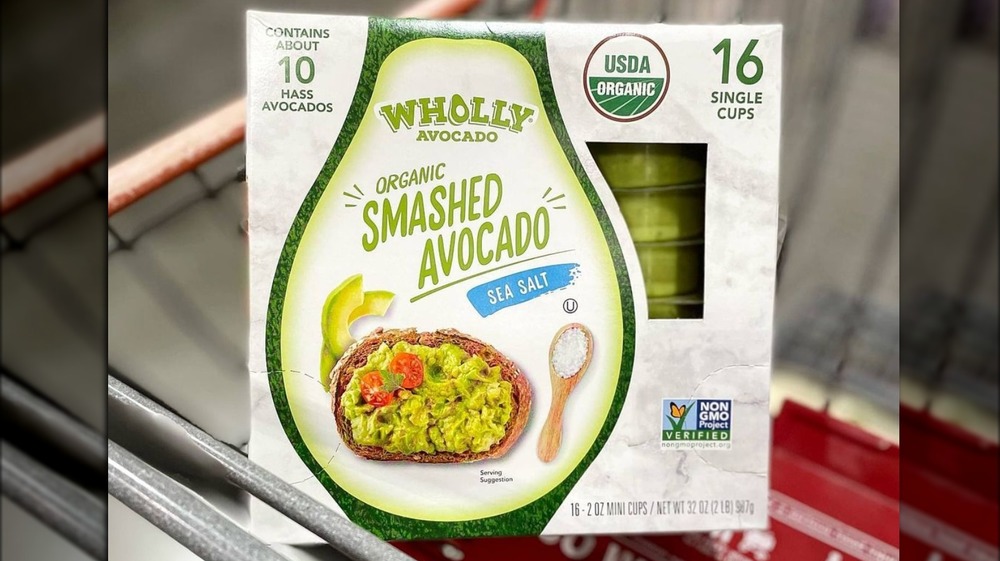 Wholly Organic Smashed Avocado, 2 oz, 16 ct
