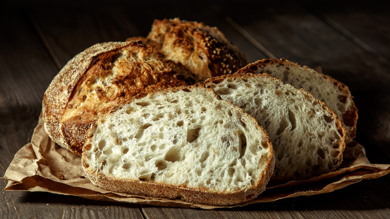 sliced loaf of white bread