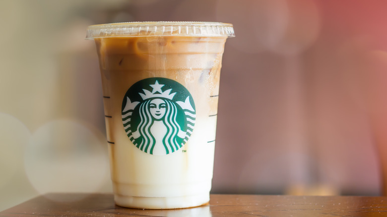 Iced caramel macchiato from Starbucks 