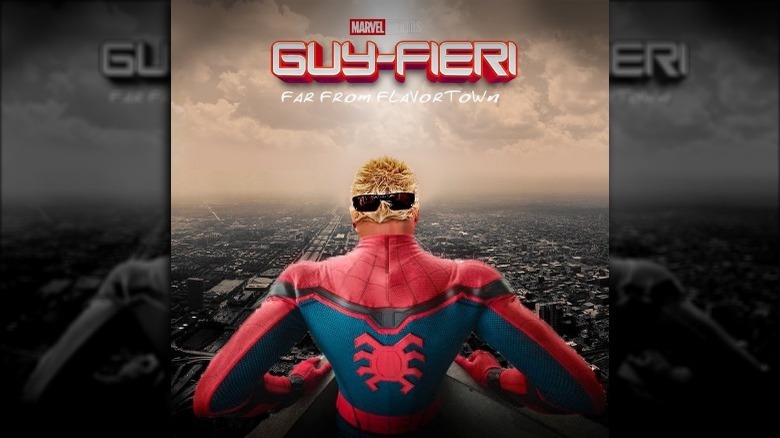 Guy Fieri as Spiderman