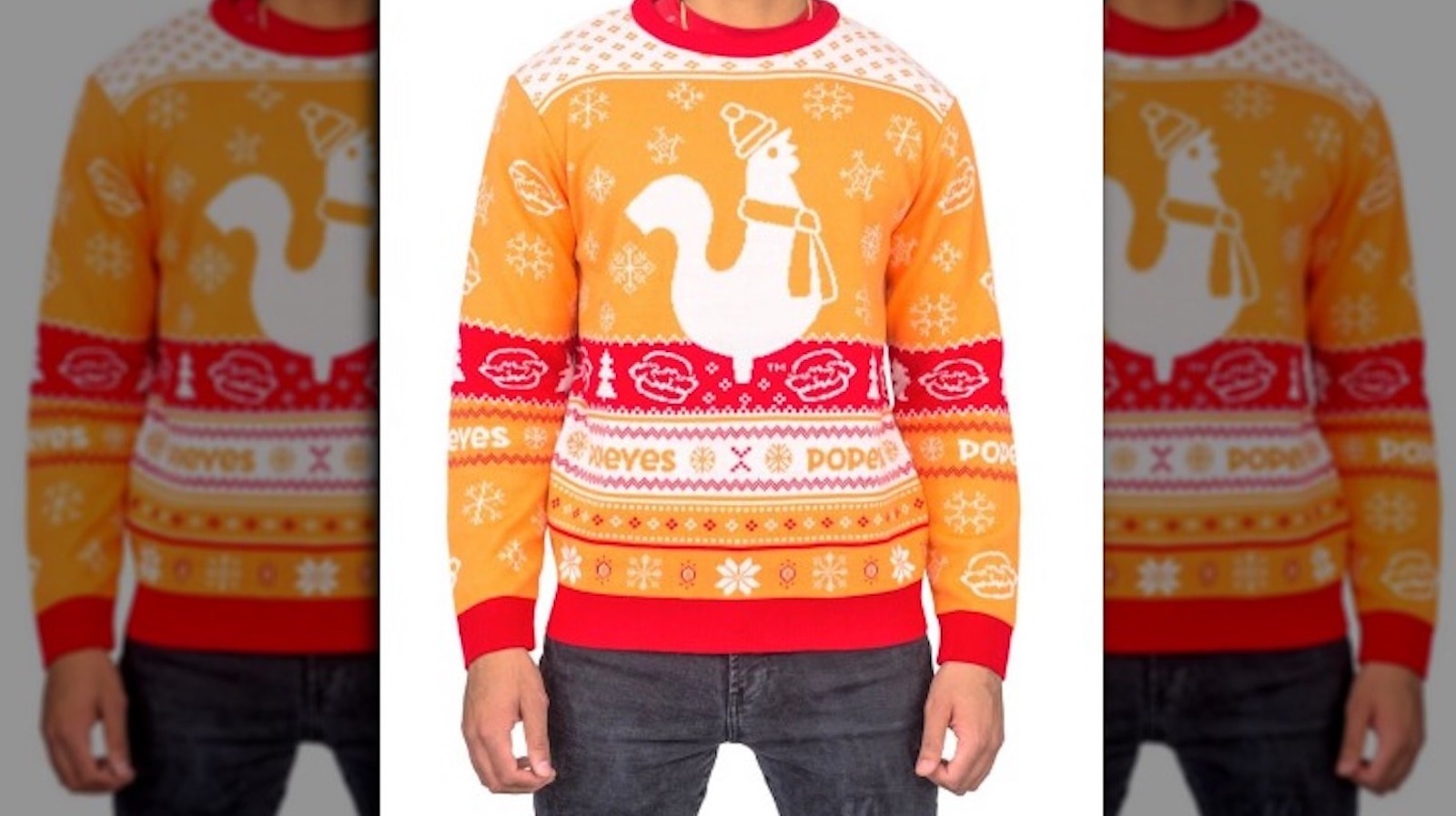 popeyes ugly sweater