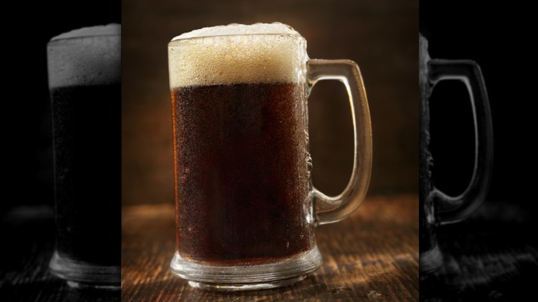 frothy mug of root beer