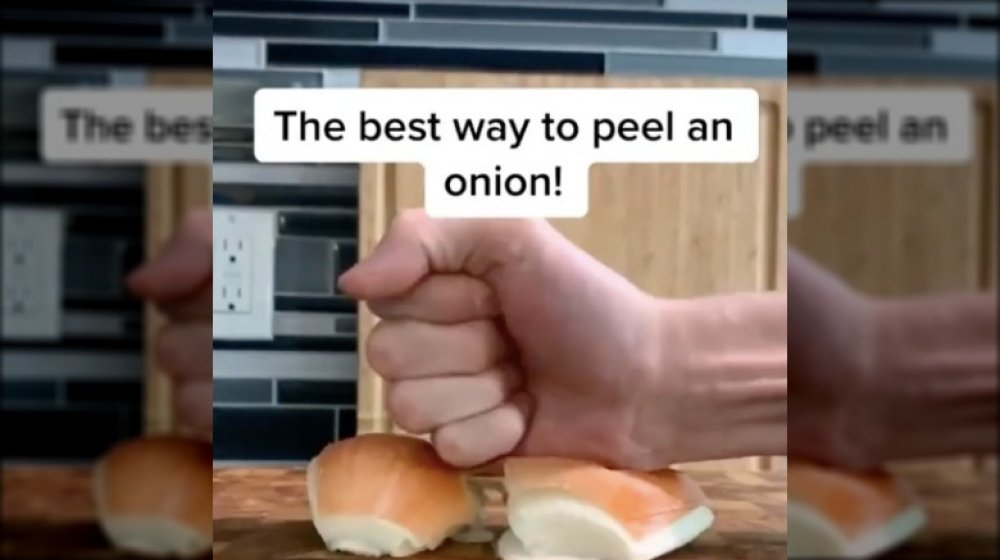 best way to peel an onion