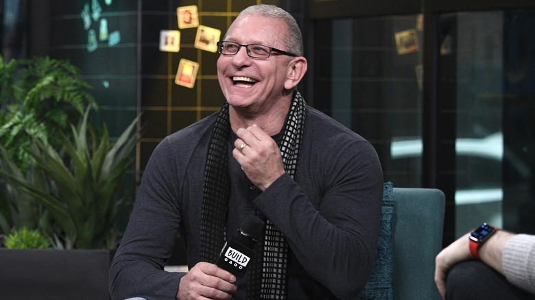 Robert Irvine in a dark outfit