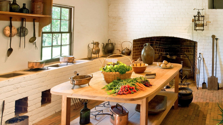 Jefferson's Monticello kitchen 