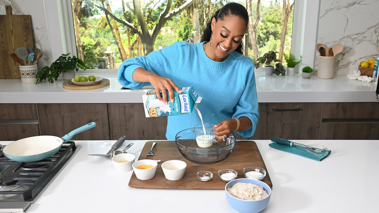 Tia Mowry using LACTAID